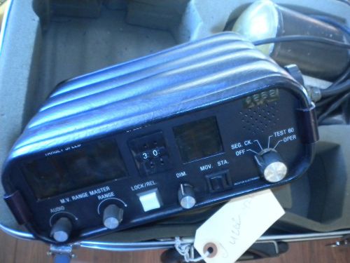 Decatur Traffic Police  Radar System  Vintage mv715 4257