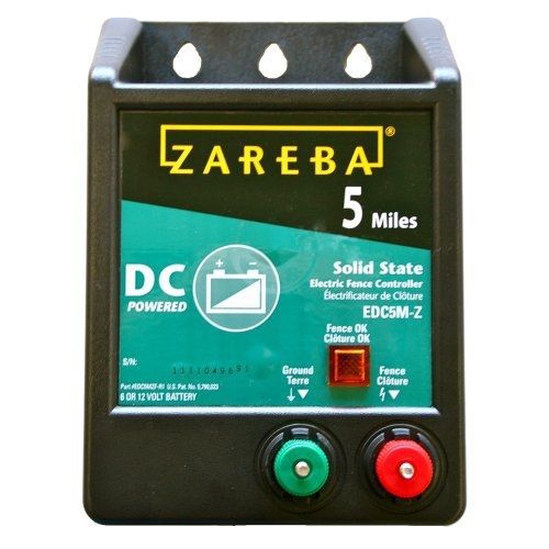 Zareba EDC5M-Z 5-Mile Battery Operated Solid State Fence Charger