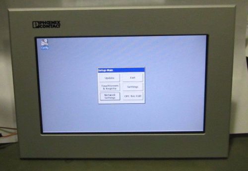 Phoenix contact tp 07t hw/fw 02/120.0 touch panel (windows ce 5.0) for sale
