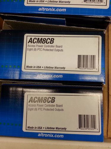Altronix acm8cb access power controller 8 ptc trigger for sale