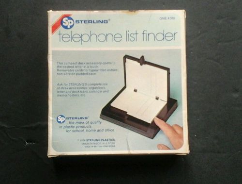 Sterling Telephone List Finder #310