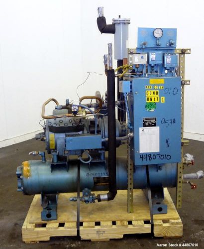 Used- dunham bush small package water cooled chiller, 17 tons, model wh-204-uphf for sale