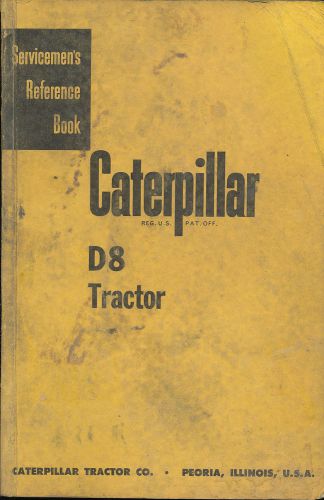 CATERPILLAR D8 D-8 TRACTOR VTG SERVICE REPAIR MANUAL PARTS BOOK REFERENCE GUIDE