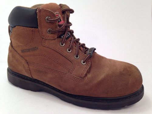 Men&#039;s Brahma Alpha Leather Steel Toe Slip and Oil Resistant Work Boots Size 11 M