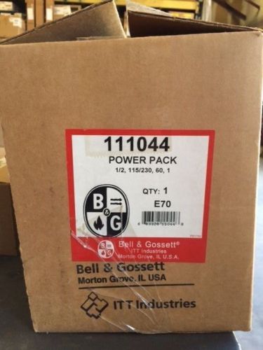 Bell &amp; Gossett Power Pack 111044 New In Box