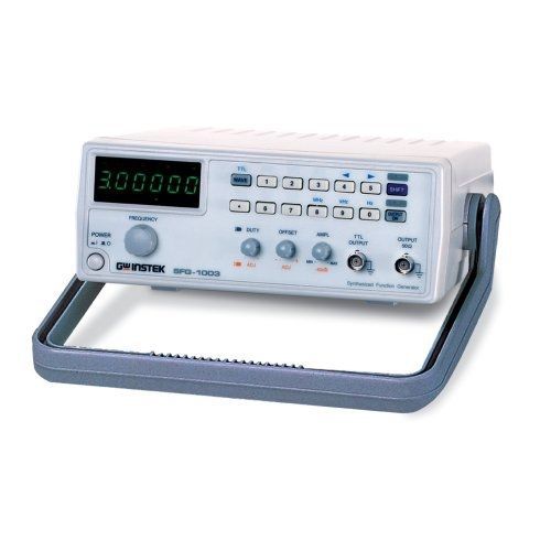Gw instek sfg-1003 dds function generator with 6 digit led display, 0.1hz to for sale