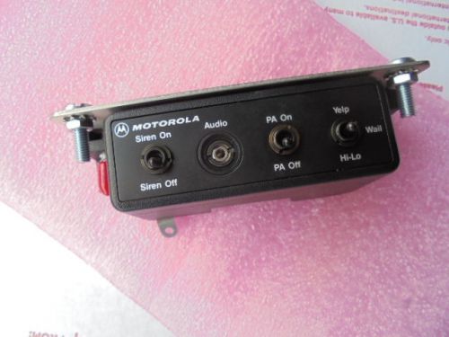 Motorola Siren Switch Box HLN6819A (NOS)
