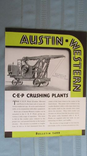 Austin-Western Road Machinery Crushing Plant Brochure-1936-Rock &amp; Gravel Crusher