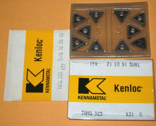 20 TNMG 323 K21 Kennametal Kenloc Uncoated Carbide Indexable Cutting Inserts