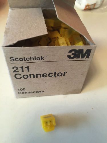 3m scotchlok 211 self splicing connectors 100 count for sale