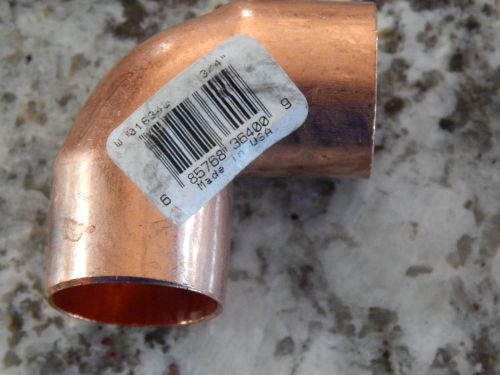 Nibco 3/4&#034; copper elbow street plumbing fitting for sale