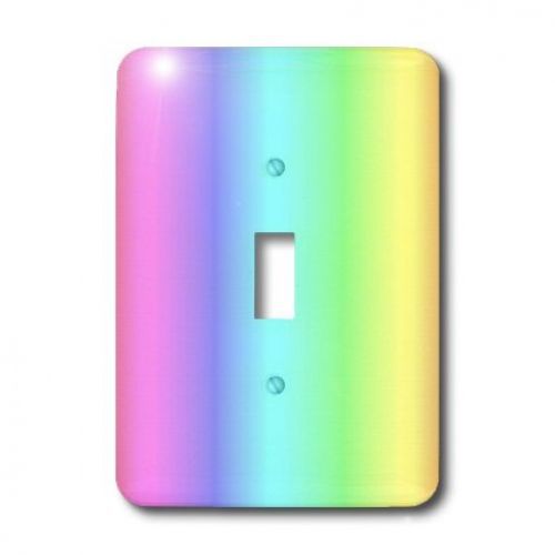 3dRose LLC lsp_30663_1 Pastel Rainbow, Single Toggle Switch