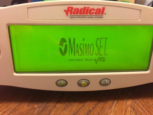 MASIMO SET v4 RADICAL Signal Extraction Pulse Oximeter PATIENT MONITOR