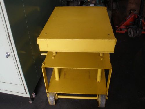 Die cart lift table ad-14   2,000 lbs. 24” x 32” for sale