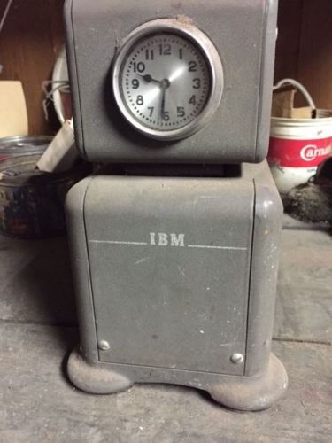 VINTAGE TIME Punch CLOCK  7400-5 INTERNATIONAL BUSINESS MACHINES CORP