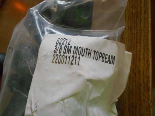 NEW 3/8&#034; SMALL MOUTH TOP BEAM CLAMP BAG OF 20 62212