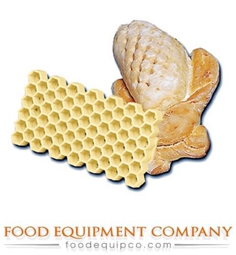 Paderno 47041-04 Dough Bread Stamp 6.5&#034; L x 3.375&#034; W small hexagons plastic