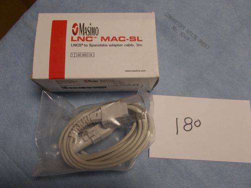 Masimo LNC MAC-SL Adapter Cable # 2266 (NEW in BOX)