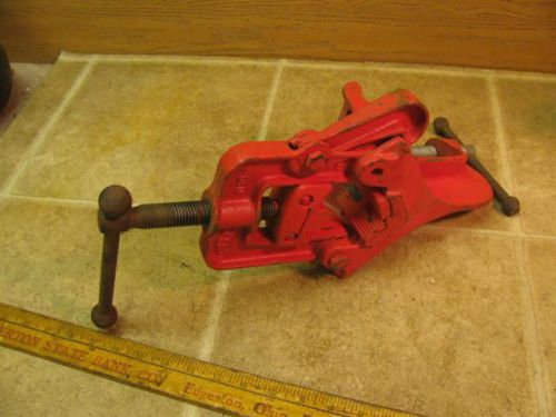 Vintage reed no 10a pipe vise portable clamp on to pipe beam square tube angle for sale