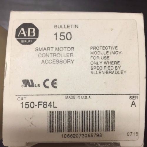 Allen Bradley 150-F84L Smart Motor Controller Accessory 150F84L NIB NEW