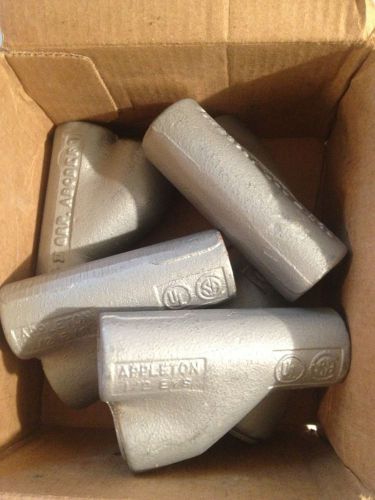 Appleton eys 1/2&#034; mal iron sealing fitting 5 total for sale