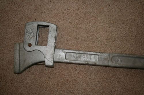 Walworth Genuine Stillson 48&#034; Pipe Wrench - Missing Clamp Section