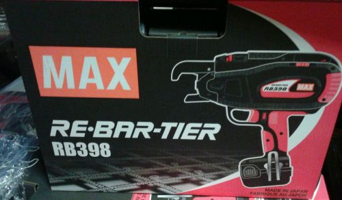 MAX USA RB398 14.4V battery operated Rebar tier cordless re-bar tying tool NEW