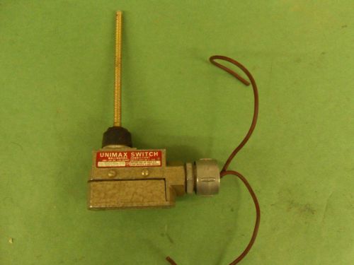 Unimax ksb15-tsnap action limit switch  actuator coil spring  enclosure sealed for sale