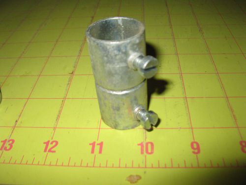 3/4&#034; steel emt conduit connector, set screw. for sale