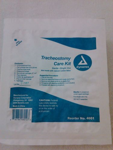 tracheostomy care kits dynarex box of 18 ref # 4601