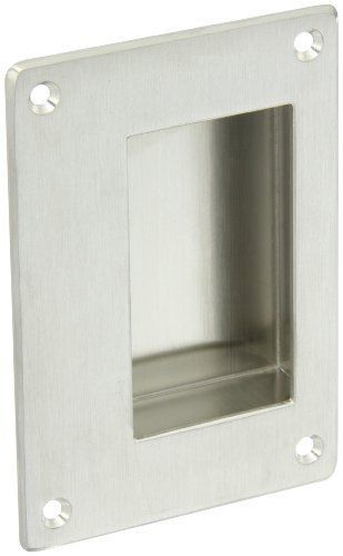 Rockwood 94.32D Stainless Steel Flush Pull, 3-1/2&#034; Width x 5&#034; Height x 7/8&#034;