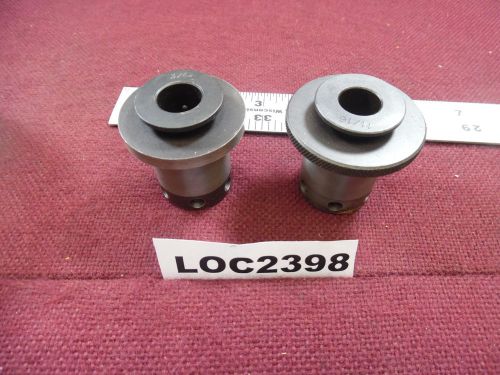 LOT OF 2 BALL DRIVE QUICK CHANGE TAP ADAPTERS #2 3/4&#034; &amp; 11/16 &#034;    LOC2398