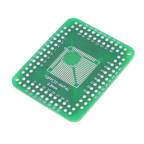 5pcs QFP/TQFP/LQFP/FQFP 32/44/64/80/100 to DIP Adapter PCB Board Converter