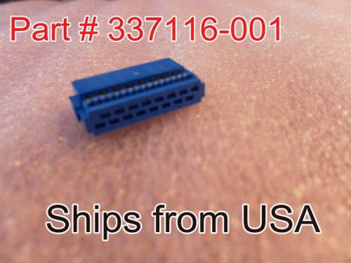 NEW Berg Electronics 337116-001  TUBE PLASTIC W/POS-STOP -SHIPS FROM USA-