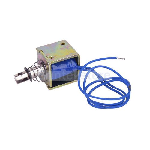 Dc12v 1a 12w pull type open frame solenoid electromagnet 1.5n holding force for sale