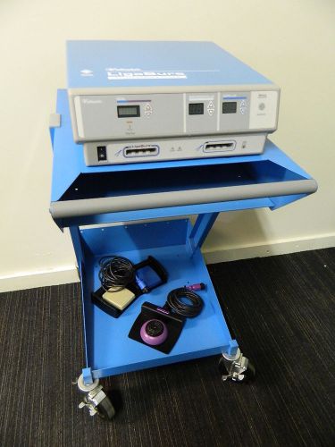 Covidien valleylab ligasure vessel sealing system w/pedals &amp; roll cart *tested for sale