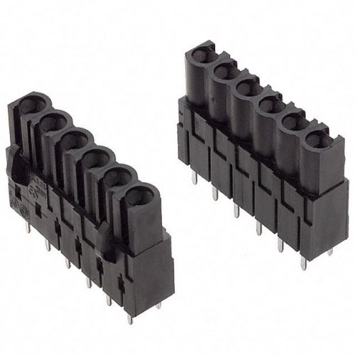 Pk of 50 weidmuller term block hdr 6pos vert 5.08mm 1646290000 - connector for sale