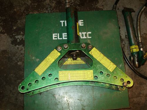 GREENLEE 880 HYDRAULIC CONDUIT BENDER 1/2&#034; TO 2&#034; WITH CASE