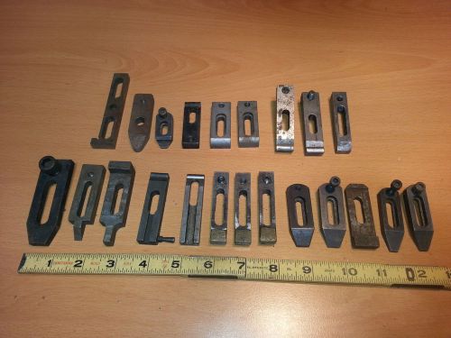 MACHINIST&#039;S LOT ASSORTED HOLD DOWN CLAMP S FOR MILLER BRIDGEPORT ETC.