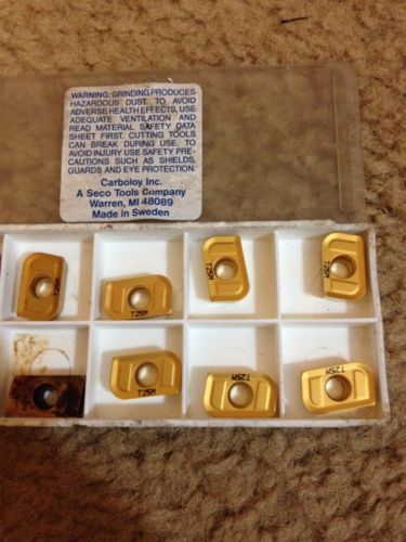 7 SECO XCMX13T330TR M11 CARBIDE MILLING INSERTS MACHINIST TOOL