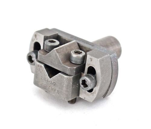 Brookfield da-10 1/64&#034;-1/2&#034; adjustable v-block lock clamp drill bit tool holder for sale