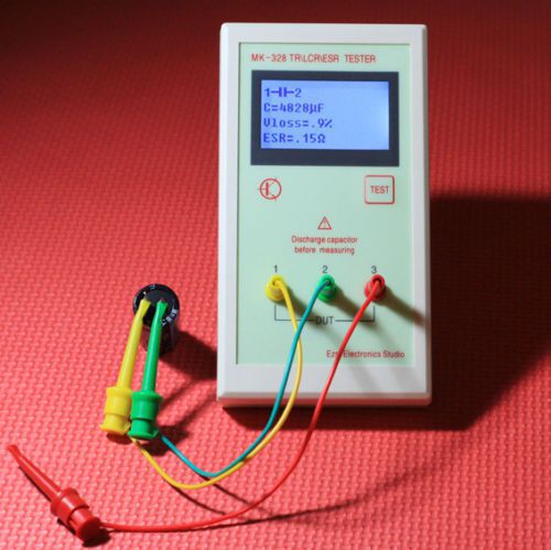Portable mk328 lcr esr tester transistor inductance capacitance resistance meter for sale