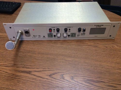 Clear-Com MS-222 2-Channel rack mount intercom station w/ MIC