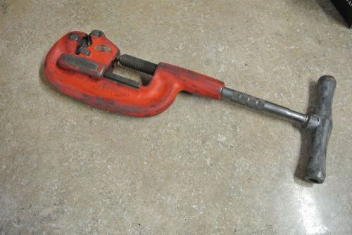 Ridgid no. 2a/202 1/8&#034; to 2&#034; heavy duty pipe cutter for sale