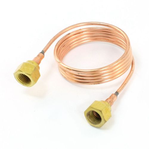 1/8&#034; PT Female Thread Air Conditioner Capillary Tube Pipe w Nuts