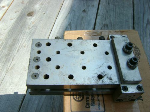 Sine plate 6 inch by 3 inch shop made tapped holes for 1/4 -20 cap screws for sale