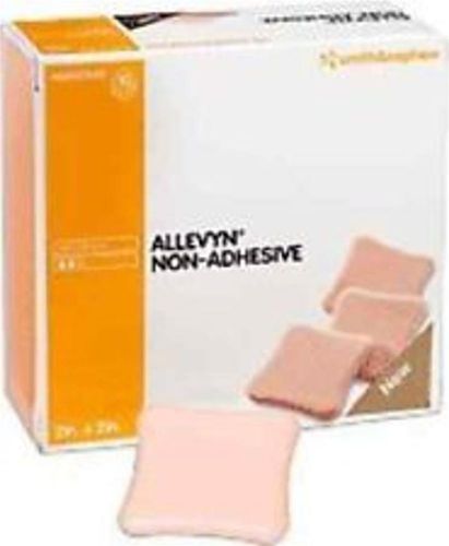 Smith &amp; nephew allevyn 4&#034;x4&#034; non-adhesive foam 66927637 box of 10 exp 2017 for sale