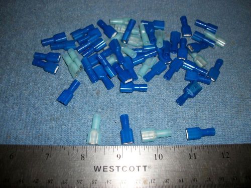 LOT OF FULLY INSULATED FEMALE SPADE CRIMP-ON 16-14 WIRE CONNECTORS!