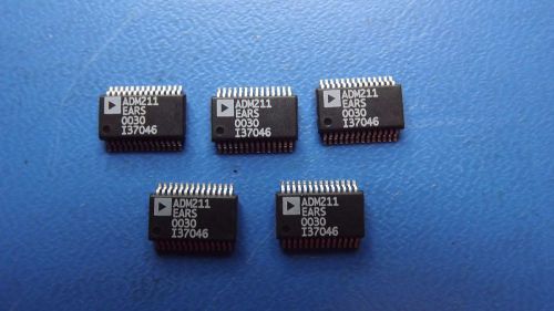(2PCS) ADM211EARS Quad Transmitter Quint Receiver RS-232 28-Pin SSOP