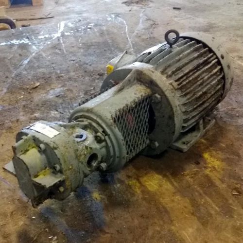 WORTHINGTON ROTARY PUMP 3GAFTM W/ GENERAL ELECTRIC 2HP MOTOR 5K184BC3591A